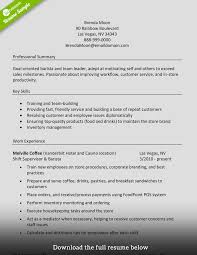 How To Write A Perfect Barista Resume Examples Included