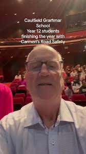 Caulfield Grammar School year 12’s celebrating the end of your with  Carmen’s important road safety message. These young peoplw will be our safe  road users. Stay safe always.#schools #roadsafety ...