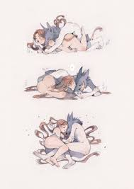 Rule 34 - <3 1boy 1girl1boy 1girls After Sex Art Ass Biting Duo Female  Finger In Mouth Heart Highres Hug Kissing Light-skinned Male Light Skin  Loputyn Nude Nude Female Nude Male Romantic