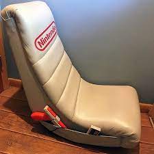 Vintage Nintendo Gray Videogames Low Rocker Gaming Chair Game Room Chairs Dining Chair Slipcovers Gaming Chair