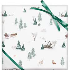 Winter Toile Wrapping Paper In 2020 Christmas Wrapping Paper Hanukkah Gift Wrap Paper Source