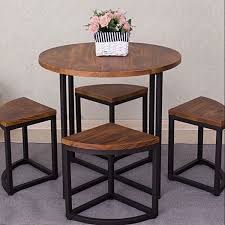 Pin By Claire Kelly On Furniture Cafe Furniture Circular Dining Table Iron Furniture