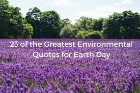 The tree which moves some to tears of joy is in the eyes of others only a green thing that stands in the way. Earth Day 23 Of The Greatest Environmental Quotes Earth911