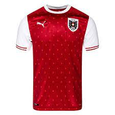 Maillot de foot personnalisé puma domicile maillot autriche 2020 rouge. Osterreich Heimtrikot Euro 2020 Www Unisportstore De