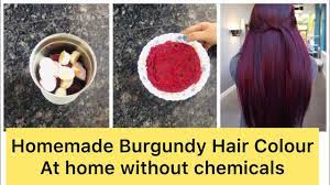All the ingredients are available in your kitchen!make sure yo. Diy 100 Natural Homemade Hair Colour Without Heena No Chemicals Burgundy Colour Manisha Pranay Youtube