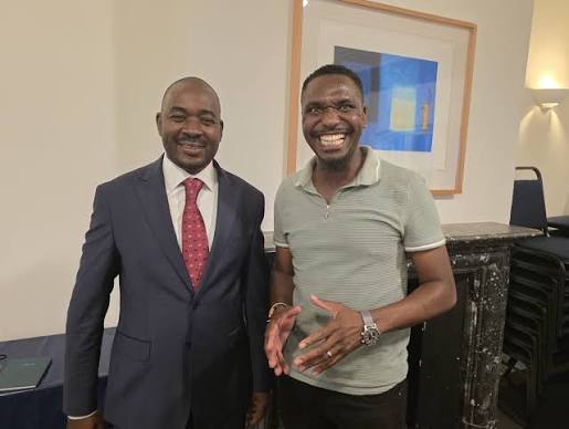 Fame - Nelson Chamisa Meets Dhara Blessed Mhlanga in London | Facebook