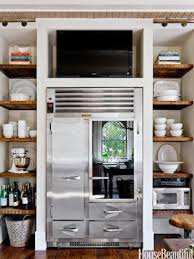 Mount a flat screen tv above your fridge for entertainment while cooking. Tv In The Kitchen 7 Stylish Ways To Incorporate A Tv In Your Kitchen