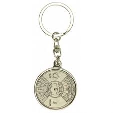 Portchei Model Calendar Retro Retro Calendar Keychain