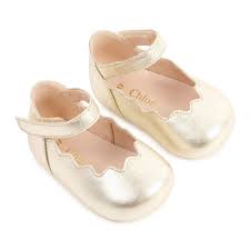Grande sélection de gold baby shoes au prix le plus bas garanti. Chloe Baby Girls Gold Pre Walker Shoes Baby From Junior Couture Uk