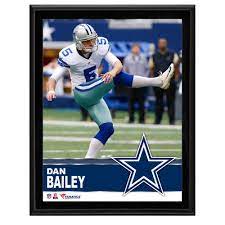 Dan Bailey Dallas Cowboys 10 5 X 13 Sublimated Plaque Dallas Cowboys Dan Bailey Cowboy Home Decor