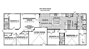 The two bedrooms in this apartment are directly next to one another, which can help to insulate from common room noise from the kitchen or dining room. Pin By Sabrena Nussey On New House Modular Home Plans Manufactured Homes Floor Plans Bedroom Floor Plans