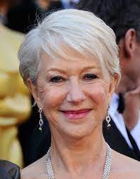Someday I Will Be This Cool Short Hair Over 60 Helen Mirren Hair Short Hair Styles