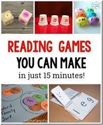 Simple To Make Reading Games For Kids Reading Games For Kids Teaching Learning Sight Words
