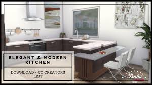Discover and download the best sims 4 custom content and mods at the sims catalog. Elegant Modern Kitchen Download Tour Cc Creators The Sims 4 Dinha