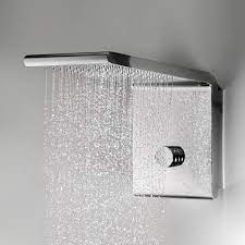 Bossini Syncro Rain Overhead Shower Chrome Shower Panels Shower Systems Shower