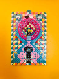 Tip You Can Use The Lego Dots Bracelet As A Hanging Fixture On Plates I Feel Like This Unlocks So Many Possibilities Lego Lego Lego Projects Dots