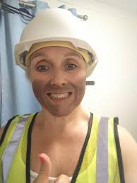 Christmas background with two photos combined