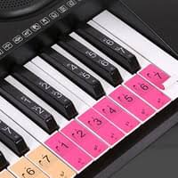 Die 52 aufkleber decken die gebräuchlichsten noten ab und passen auf klaviaturen mit 37, 44, 49, 54, 61, 76 und 88 tasten. Klavier Keyboard Noten Aufkleber Fur 49 Kaufland De