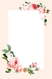 Black Background With Rose Border Download Premium Vector Of Blank Floral Rectangle Frame Vector 1216064 Floral Poster Flower Illustration Floral Border Design