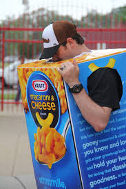 Maybe you would like to learn more about one of these? Tribute To Cheese Night Mac N Cheese Kraft Box Costume Yummm Box Costumes Kids Costumes Holiday Fun