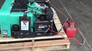 Have a 1986 onan emerald 1 genset. Cummins Onan Emerald Iii Genset 6500 Watt Rv Generator Youtube