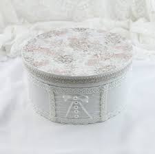 Hat Box Luggage Hat Box Paper Mache Box Round Gift Box Etsy Round Gift Boxes Gift Box Design Fabric Boxes