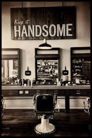 photo modern girls old fashioned men barber shop decor barber shop barbershop design