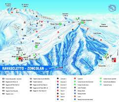 Map of italy with webcams. Ravascletto Zoncolan Skimap Org