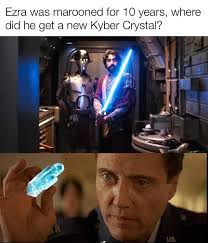If he didn't get it from the Jedi shuttle, where in the story does it say  that kyber crystals are only found in the Star Wars galaxy? The strongest  stars have hearts