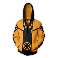 Kyuubi Seal Mode Naruto Hoodie Naruto Clothing Anime Hoodie