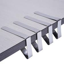 4pcs Useful Stainless Steel Table Cloth Clips Holder Cloth Clamps Party Picnic Wish Stainless Steel Table Table Cloth Table Covers