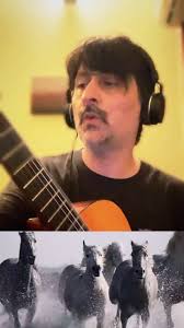 Música para caballos salvajes, Como siempre en primera toma. Sale lo que  sale. , #caballossalvajes #wildhorses #musicaparacaballos #uruguay