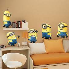 Shop for minions kids' blankets & throws at walmart.com. Kids Bedroom Ideas With Minion Theme Kids Room Wall Decals Baby Wall Stickers Kids Room Wall Stickers