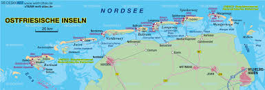 Lage von dornum, ostfriesland in deutschland in deutschlandkarte. Karte Von Ostfriesische Inseln Insel In Deutschland Niedersachsen Welt Atlas De
