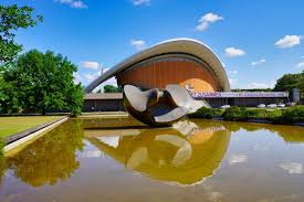 The haus der kulturen der welt (house of the cultures of the world) is an arts venue, exhibition and cultural centre which has been operating since 1989. Von Der Schwangeren Auster Kongresshalle Und Dem Carillon