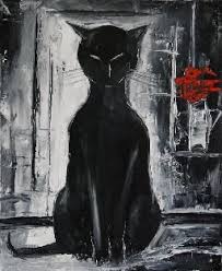 Jiel Artiste Peintre Illustration De Chat Peintre Artiste Peintre
