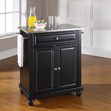 Where can i buy a kitchen island cart? Crosley Cambridge Portable Kitchen Island Kf30022dbk At Tractor Supply Co