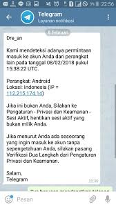 Waspada hacker whatsapp ini cara mudah mengamankan akunmu agar tak kena hack semua halaman bobo. Hati Hati Dengan Akun Telegram Anda Ada Yang Mengincarnya Ardan7779