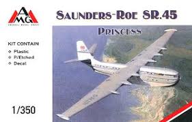 Three were eventually built, but only one actually flew (in 1952), by which time they were no longer part of boac's future plans. Saunders Roe Sr 45 Princess Plastic Model Hobbysearch Military Model Store