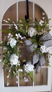 Black And White Wreath Images Hey I Found This Really Awesome Etsy Listing At Https Www Etsy Com Listing 602305049 White Wreath Ger White Wreath Spring Front Door Wreaths Everyday Wreath