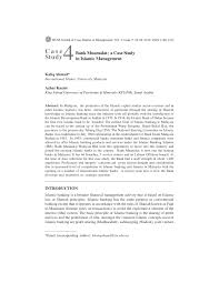 Selamat datang di twitter resmi bank muamalat. Pdf Bank Muamalat Case Study In Islamic Management