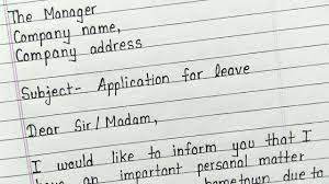 Maybe you are planning a vacation with family or. Write A Leave Application For Office How To Write Leave Application For Office In English Youtube