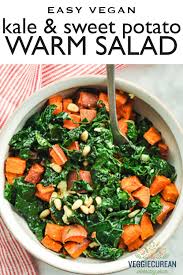 Kale Sweet Potato Salad Veggiecurean Recipe In 2020 Kale Sweet Potato Salad Salad With Sweet Potato Sweet Potato Salad Recipe