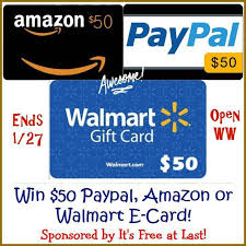 If someone claims you should pay them in walmart gift cards, please report it at ftc complaint assistant. One More Cash Gift 50 Paypal Amazon Or Walmart E Gift Card