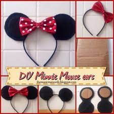 Diy Minnie Mouse Ears A Last Minute Halloween Costume Minnie Mouse Costume Diy Minnie Mouse Halloween Costume Mickey Mouse Themed Birthday Party