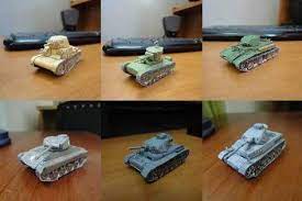 Voir plus d'idées sur le monster of balaton | military dioramas and vignettes telling their own story. 6 Wwii Mini Tank Paper Models Free Templates Download Paper Models Paper Tanks Paper Toys Template
