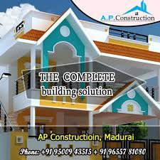Madurai construction cost using builder ( material + labour outsourced ) area of construction. Apconstruction On Twitter The Complete Building Solutions Ap Construction Madurai Call 95009 43515 See More On Https T Co P5dis8spot