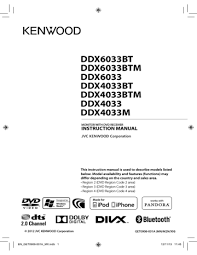By pressing the right and left cursors buttons, change the last four digits until they read 0000 for region free, 0101 for region 1, 0202 for . Kenwood Ddx4033bt Computer Monitor User Manual Manualzz