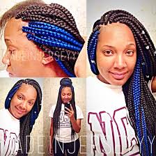Black Box Braids With Color Box Braids With Color Colored Braids Colored Box Braids Hair Styles