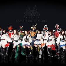 Each of the members are styled after the main character of a different series. Kamen Rider Girls Alteration By Esel Sugiharto